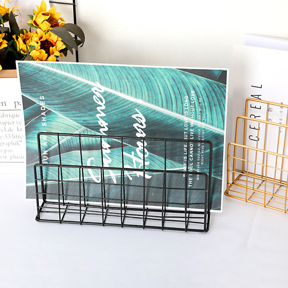 Magazine Holder Rack - Stojak na korespondencję i dokumenty, metalowy,