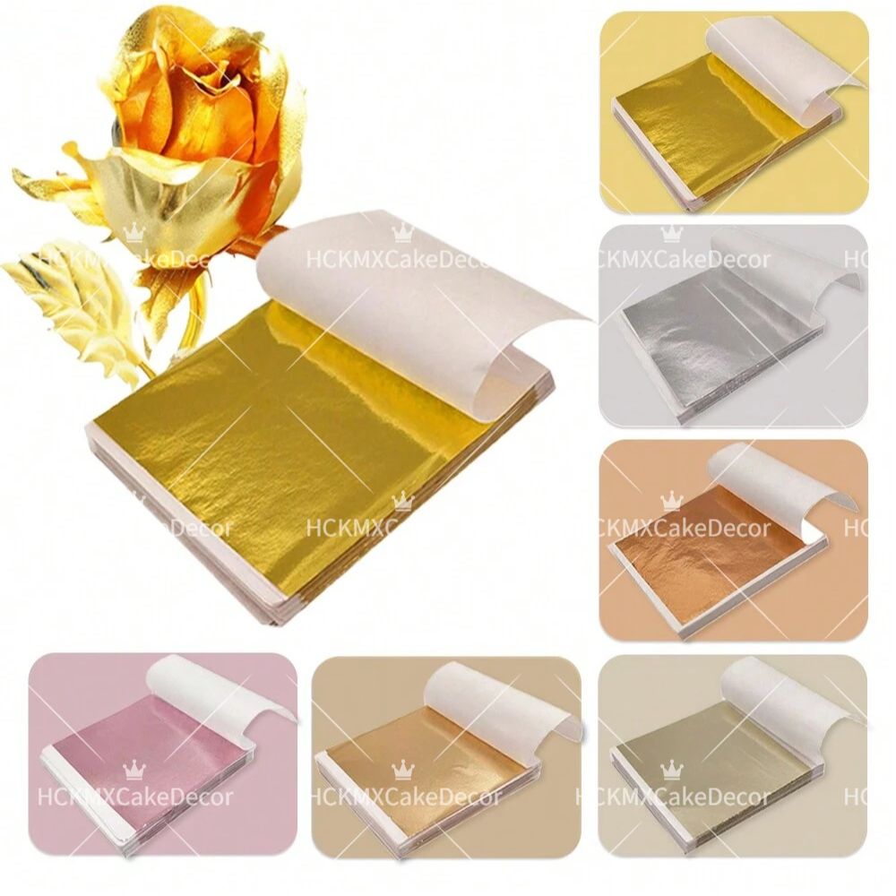 Ink Blotter Paper - 100 szt. Imitacja złotej folii w