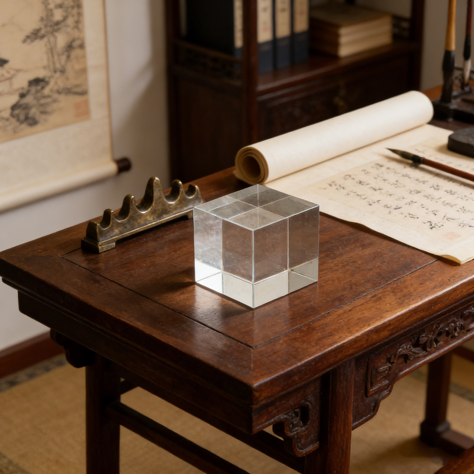Kwadratowy, przezroczysty, cię – Paper Weight Crystal recenzja i cena