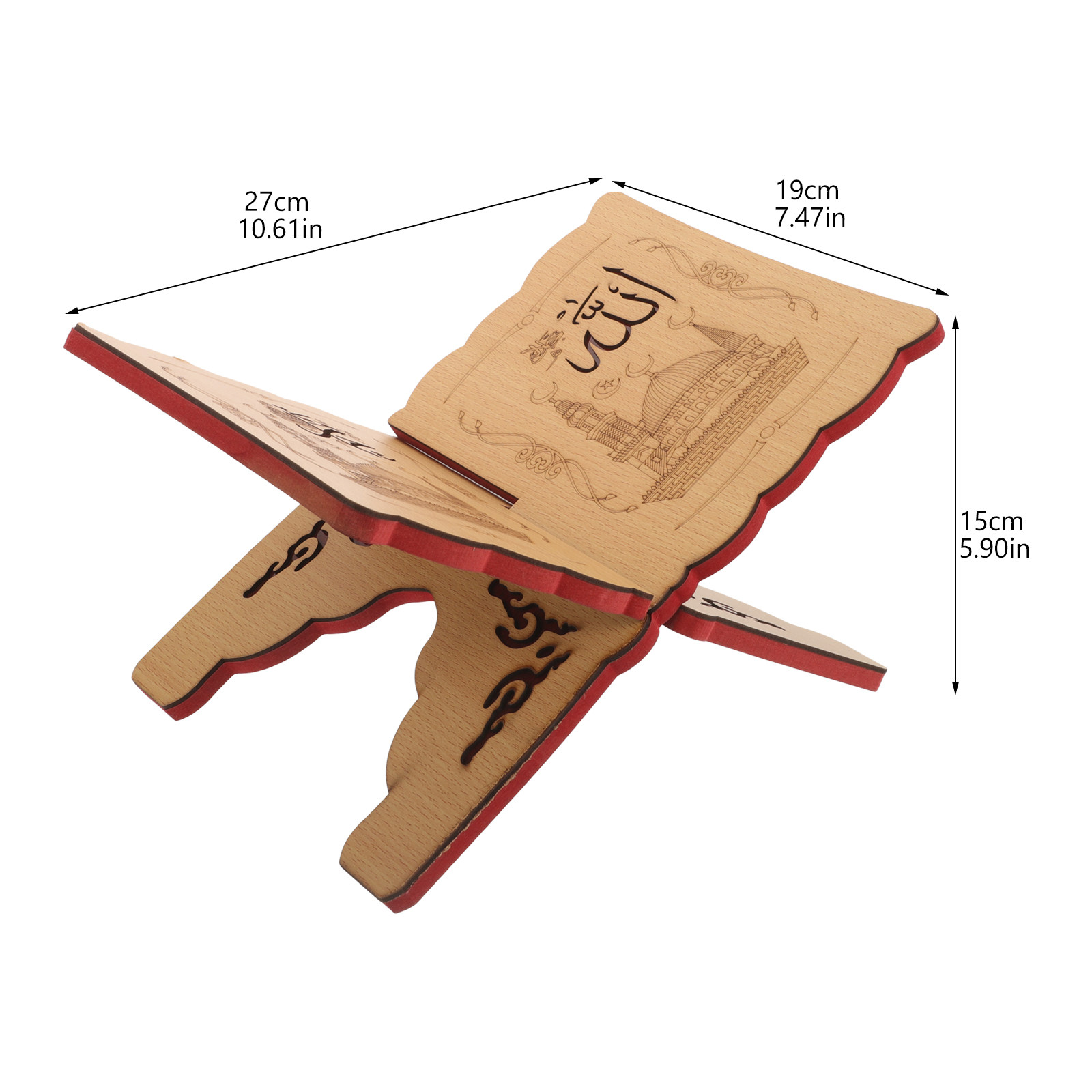 Drewniany stojak na Koran, wie – Magazine Holder Rack recenzja i cena