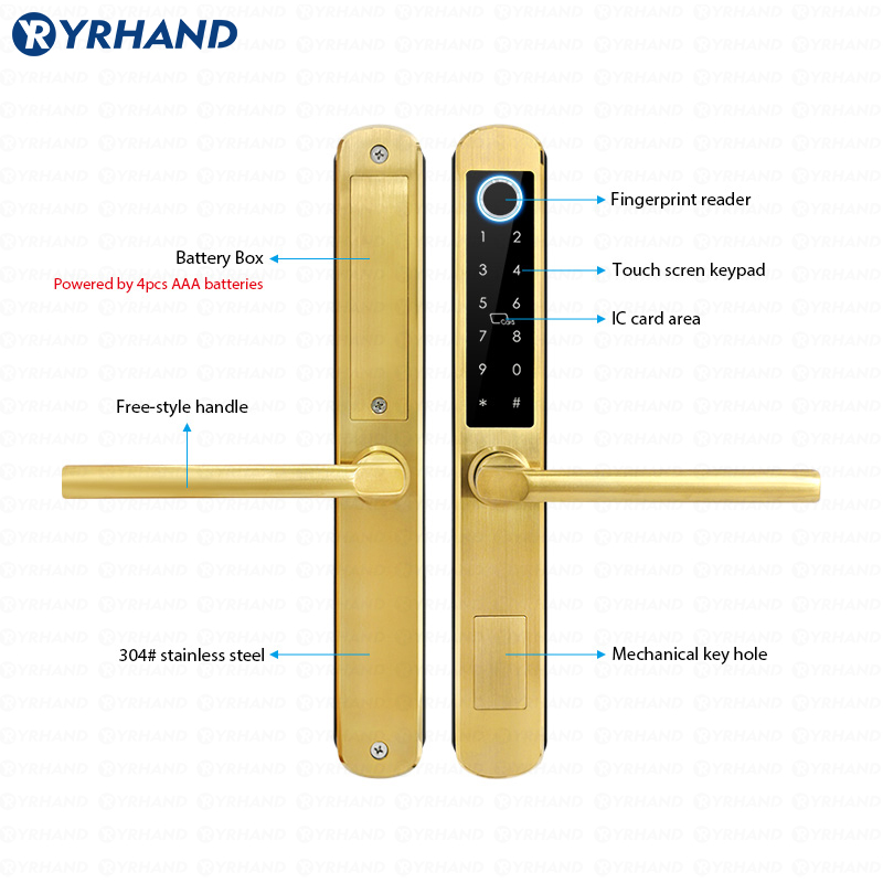 IP66 Złoty inteligentny zamek  – Letter Opener Brass recenzja i cena