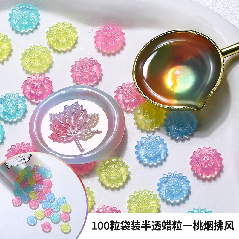 100 sztuk przezroczyste słonec – Wax Seal Stamp Set recenzja i cena